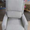 Lexicon Push Back Recliner Chair Living Room, Reclining Sofa Chair, Modern Recliner Sofa Chair, Fabric Recliner Arm Chair for Living Room/Office/Apartment, Beige