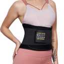 Waist Trimmer for Women, Waist Trainer for Weight Loss,Slimmer Sweat Belt for Men (Small-Medium, Black Pro)