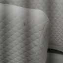 Homemate Queen Size60"x10"x6" Bed Wedge Pillow Stopper - Bed Gap Filler(0-8") - Headboard Pillow - Triangle Bloster Pillow Wedge - White