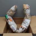 GRUHUM Jute Cotton Area Rug 4ft Round Natural Fiber Handmade Boho Farmhouse Jute Area Rug Soft Braided Rustic Vintage Reversible Rug- Indoor Kitchen Bedroom Living Room Hallways Enterway 4ft Circle