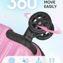 Luggage Sets 2 Piece，PC+ABS Expandable Suitcases with Wheels