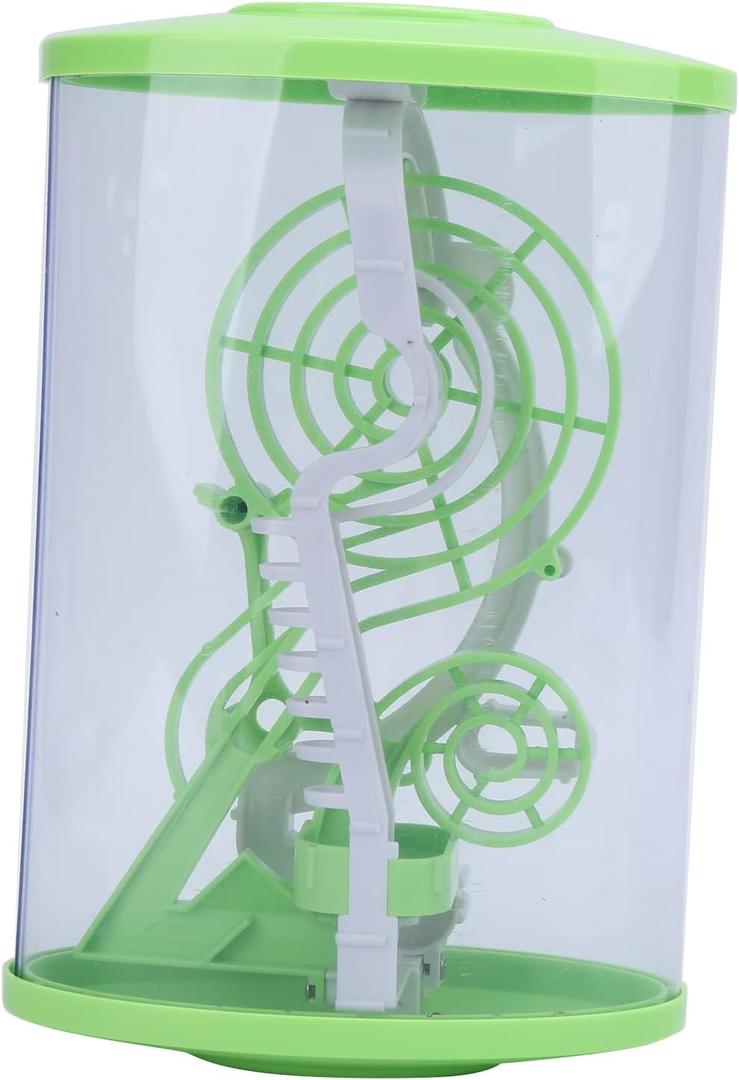 Creative Plastic Puzzle Maze Ball Durable 3D Maze Toy Parent Child Interactive Toy (Green)