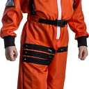 Dress Up America Kids NASA Astronaut Costume  Orange Space Suit with Cap  Realistic Halloween & Dress-Up Outfit (Medium)