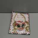 BLAAROOM Christmas Reindeer Antlers Headbands for Women Girls Glitter Elk Antlers Ears Headband with Jingle Bells Christmas Headwear Decorations - Gold