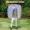 Inflatable Bumper Balls for Adults Teens, 2 Pack Human Hamster Balls for Parties, Family Gatherings, Outdoor Time