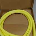 PATIKIL 4 Pcs Pipe Insulation Foam Tube, Heat Preservation Foam Pipe Tubing Covers 3/8" (10mm) ID x 3.3FT x 13/16" OD for Handle Heat Water Pipe Freeze Protection, Yellow