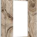 Tree Annual Rings Burl Texture Brown Wood Grain Print Decorative Outlet Covers 1 Gang Single Rocker Light Switch Cover Plate Wall Plates GFCI Faceplate for Farmhouse Bedroom Decor