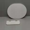 Asgolion Couch Tray Insert for Middle, 15.75"x12.6" Wood Sofa Tray, Folding Couch Armrest Table Fit Armless Couch/Sectional, for Drink Snacks Phone Remote Holder, White