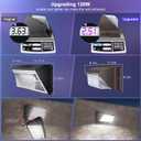 ledmo LED Wall Pack Lights Repalces 800W HPS/HID Light 4 Pack 15600LM Outdoor Commercial Lighting Fixture 120W Waterproof Wall Mount Security Lighting 5000K