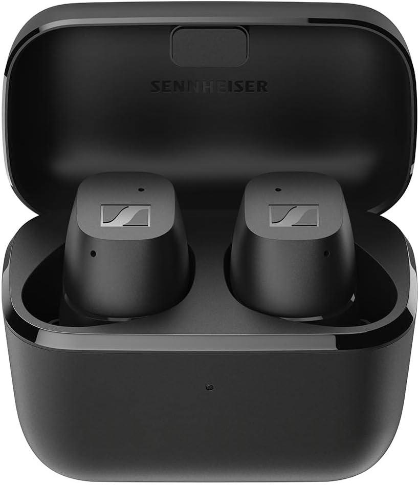 Sennheiser Consumer Audio CX True Wireless Earbuds - Bluetooth In-Ear Headphones with Passive Noise Cancellation, Customizable Touch Controls, Bass Boost, IPX4 and 27-hour Battery Life, Black 