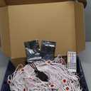 XINKAITE 500FT Permanent Outdoor Lights with 250 LEDs - Smart RGB+IC with 16 Million Colors, IP67 Waterproof, App & Remote Control, Hundreds of Modes for Holidays, Christmas & Home(2 Rolls 250FT)