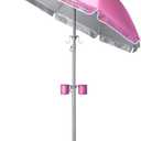 Wondershade Ultimate Portable Sun Shade Umbrella Lightweight Adjustable Outdoor Patio & Beach Umbrella with Tripod Base (Pink)