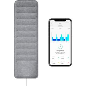 Withings Sleep - Sleep Tracking Pad Under The Mattress With Sleep Cycle Analysis (1 Count)