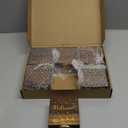 Ceenna 6 Sets Christmas Believe Bell Gifts Polar Ornaments Bulk Santa Bells Christmas Polar Train Party Gifts Decorations Tree Decor (Brown)