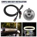3 in 1 Deutsch Dual DT Adapter Connector Splitters Plug Y-Shape Wiring for Fog Work Light Retrofit Work Chandelier Light Retrofit Connectors Wiring Harness
