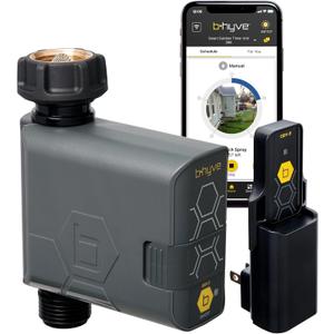 Orbit B-hyve Gen 2 Smart Hose Watering Timer with Wi-Fi Hub - Smart Hose Watering Timer - Wi-Fi System - App Controlled - Weatherproof AA Battery Powered - 90204
