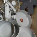 T-Fal Refresh Ceramic Pots and Pans Set, 20-Piece Nonstick Cookware Set, Stockpot, Griddle, Frying Pans, Utensils, Moon Grey