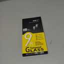 NEW'C Pack of 3 Anti-Spy Tempered Glass Screen Protector for iPhone 12 Pro Max (6.7 Inches) - Effective Scratch-Resistant - Bubble-Free - Ultra Resistant - 9H Hardness Glass, Transparent/Green