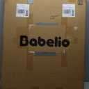 BABELIO Safety Gate Door Fits for Stairs, Narrow and Wide Doorways with Auto Close, Easy Install, No Drilling, Pressure Mounted for Baby, Child, Pets, Dog/Puppy, 26''-40'', White