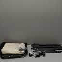 STO STO Laundry Hamper 2 Section, 100L Rolling Laundry Sorter Cart with Removable and Washable Liner Bag, Rolling Clothes Hamper with Metal Handle for Laundry Room and Bedroom (Beige)