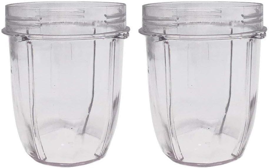 2 Replacement Parts 12oz cups For Auto-iQ Ninja cups BL480/BL480D/481/482/487A/488W/490/491/492/492W/640/642/642W/642Z/680A/682BN400, BN400C, BN401, BN401C,CL401A, CL405CO/ BN750, BN750C, BN751 (2)