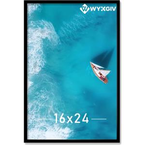 Black 16x24 Picture Frame Lightweight yet Durable Frame Wall Hanging