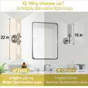 Wall Sconces Set of Two, Hardwired Brushed Nickel Bathroom Sconces Wall Lighting with Clear Glass, Modern Sconces Wall Decor Set of 2 Bathroom Light Fixtures for Mirror Hallway (Bulbs Not Included)