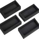 Nelyrho 4 Pieces 1kg Graphite Ingot Molds for Casting Gold Silver Aluminum Copper Brass, Metal Melting Refining Tools (4.01 x 2.01 x 1.01 Inch)