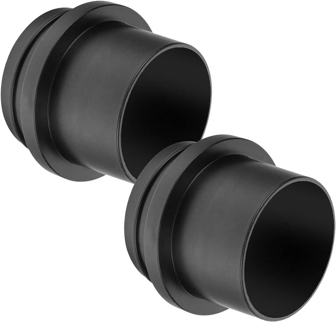 POWERTEC 70193-P2 Screw End Quick Coupler for 4 Hose  Left-Hand Threaded Adapter, Pack of 2, Black