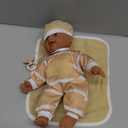 The New York Doll Collection 11 inch Soft Body Baby Doll in Gift Box - 11" Doll Toy for Kids, Boys, Girls and Toddlers - Baby Doll Pacifier Accessory Included (Beige Hispanic)