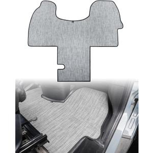 Woven Floor Mats for 20192026 Mercedes-Benz Sprinter Van with Manual Mechanical Break, Custom Fit One Piece Design, Waterproof, Easy to Clean, Camper Van Accessories