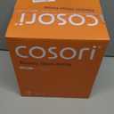 Cosori Electric Kettle, No Plastic Contact With Water, Wide Mouth For Easy Cleaning, Auto Shut Off, 1.7L Tea Kettle & Hot Water Boiler, Water Heater & Teapot, Borosilicate Glass, Black, 1500W