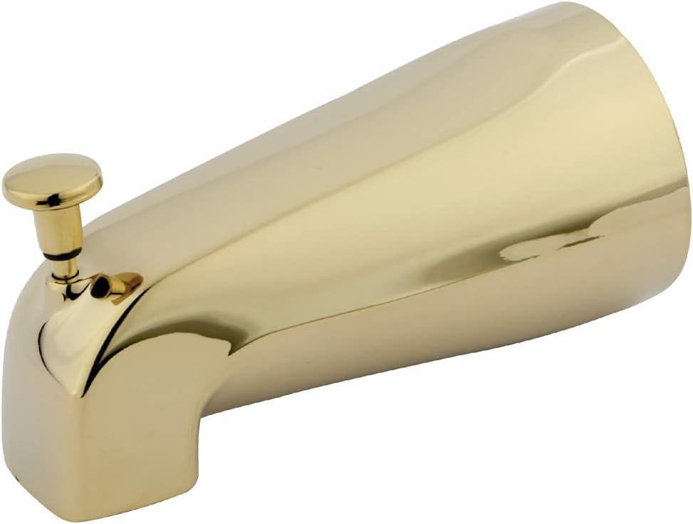 Kingston Brass K188A2 Designer Trimscape Showerscape 5-Inch Tub Spout with Diverter, Dual Function, Polished Brass
