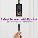 Manificent Door Anchor for Resistance Bands, Heavy Duty Padded Door Anchor System Door Hook, Must-Have Workout Exercise Bands Attachment Compatible for Loop Bands, Resistance Tube