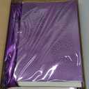 Laser Cut Lace Wedding Invitations Card Kits with Envelopes Blank Inner Sheet Ribbon Bow for Anniversary Invite Marriage Bridal Shower Engagements Sweet 21 Birthday and Graduation Party 20pcs (Purple)