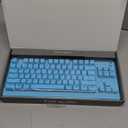 SteelSeries Apex 3 TKL Aqua RGB Gaming Keyboard  Tenkeyless Compact Form Factor  8-Zone RGB Illumination  Water and Dust Resistant  Whisper-Quiet Gaming Switch