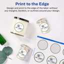 Avery Printable Round Labels with Sure Feed Technology, 2" Diameter, Matte White, Laser & Inkjet Compatible, 300 Blank Labels Total, Great for Branding, Packaging, Events, and More (22877)