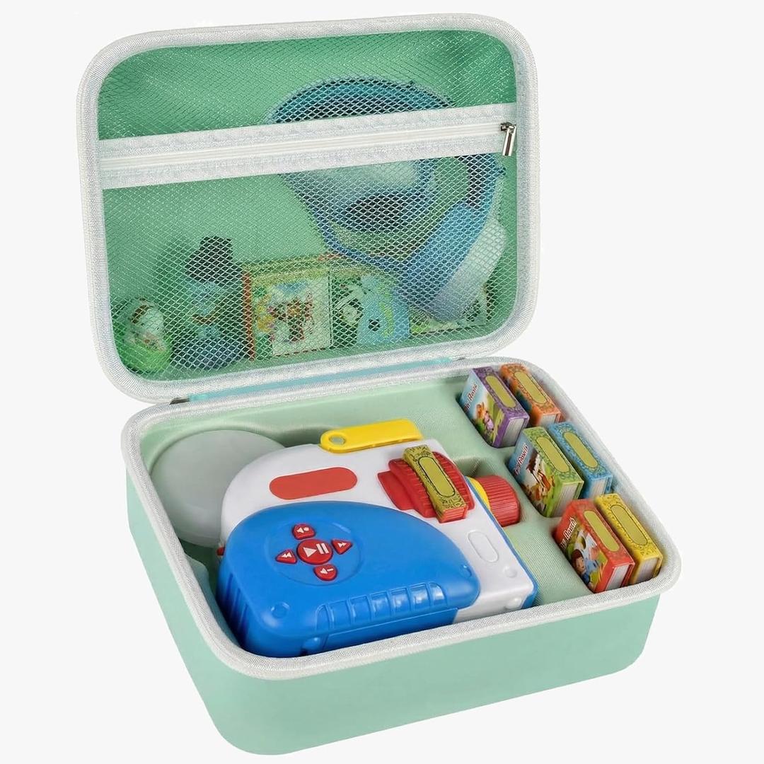 Case Compatible with Little Tikes for Story Dream Machine Books Starter Set, Toys Protective Container for Little Tikes for Storytime Audio Play Real for Littles Character Collection (Box Only), Green
