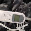 Amazon.com: Wapaneus Heated Blanket Electric Throw 72" x 84" Full Size with 10 Heating Levels 12 Hours Time Setings and Auto-Shut Off, Flannel Fast-Heating Electric Blanket, Dark Grey : Home & Kitchen