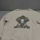 UNIQUEONE Boho Cow Skull Sweatshirt Women:Vintage Western Rodeo Graphic Tee Country Concert Outfits Pullover Tops, Apricot2, X-Large