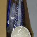 Norme 176 Pcs Navy Blue and Silver Birthday Tableware Set Birthday Decoration Includes Tablecloth Paper Plates Napkins Paper Cups Forks Knifes and Straws for 25 Guests Party Supplies (Classic)