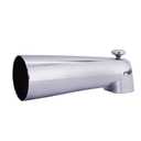 Westbrass E507D-1F-26 7" Reach Wall Mount Tub Spout with Diverter, Polished Chrome