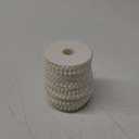 99 Feet 6mm Pearl Strings Garland for Crafts, Artificial Pearl Beaded Trim Chain Roll Strands for Wedding Centerpieces Bouquet Party Decoration Christmas Tree Garland, Ivory