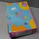 Girls Ice Skates for Kids Boys, Adjustable Kids Skates for Outdoor Indoor Rink, Rainbow Soft and Comfortable Lining Ice Skating Shoes Ages 3-12 Youth (Small - Litter Kids, Blue)