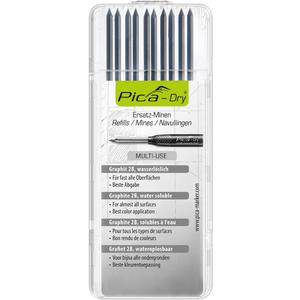Pica Dry Graphite Refill, 4030, 10 Pack