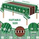 Football Party Decorations Football Party Supplies Tableware Set -24 guests Football Banners,Plate,Cup,Cutlery,Tablecloths for Super Sunday Touchdown Party Decoration