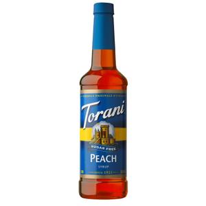 Torani Sugar Free Syrup, Peach, 25.4 Ounce, 05/01/2026
