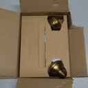 ToPToToo Mortise Lock Set for Interior Door, Vintage Door Knob with Lock and Skeleton Key, Antique Old Style Door Knob Lock Replacement, Vintage Brass Finish