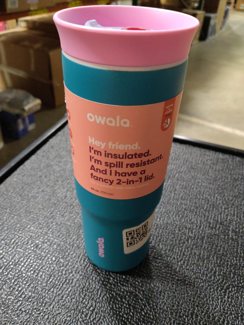 Owala® Stainless Steel Travel Tumbler - Tickle Me Teal 24 Oz
