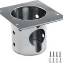 304 Stainless Steel Fire Burn Pot for Pit Boss Pro Series II 1150, 1600 Pellet Grills, Firepot Parts for Pit Boss PB1600PS1, PB1150PS2, PB1150PS3, Upgraded Replacement Burn Pot Accessories with Screws